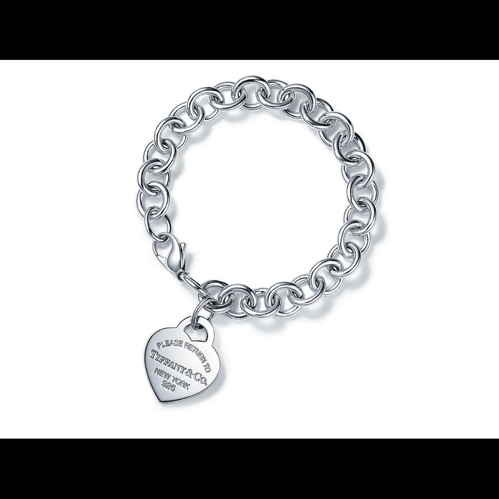 Return To Tiffany Heart Tag Charm Bracelet